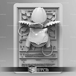 Pokemon 3D Card Collection Ivysaur STL