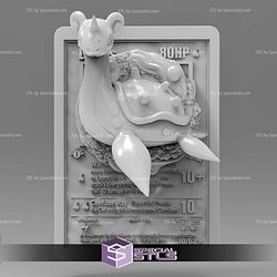 Pokemon 3D Card Collection Lapras STL
