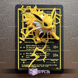 Pokemon 3D Card Collection Jolteon STL