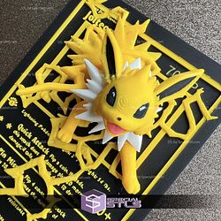 Pokemon 3D Card Collection Jolteon STL