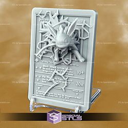 Pokemon 3D Card Collection Jolteon STL