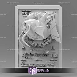 Pokemon 3D Card Collection Magikarp STL