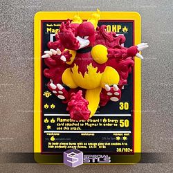 Pokemon 3D Card Collection Magmar STL