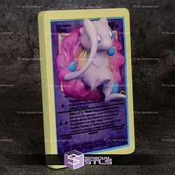 Pokemon 3D Card Collection Mew STL