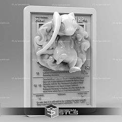 Pokemon 3D Card Collection Mew STL