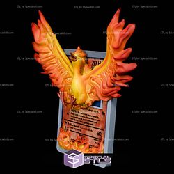 Pokemon 3D Card Collection Moltres STL