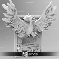 Pokemon 3D Card Collection Moltres STL