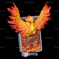 Pokemon 3D Card Collection Moltres STL