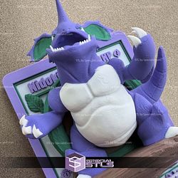 Pokemon 3D Card Collection Nidoking STL