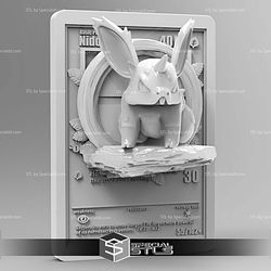 Pokemon 3D Card Collection Nidoran STL