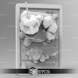 Pokemon 3D Card Collection Onix STL