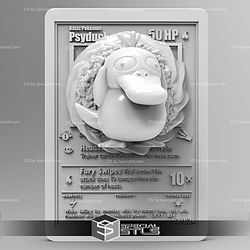 Pokemon 3D Card Collection Psyduck STL