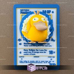 Pokemon 3D Card Collection Psyduck STL