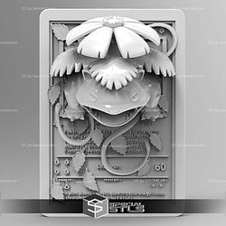 Pokemon 3D Card Collection Venusaur STL