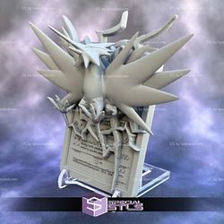Pokemon 3D Card Collection Zapdos STL