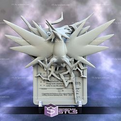 Pokemon 3D Card Collection Zapdos STL