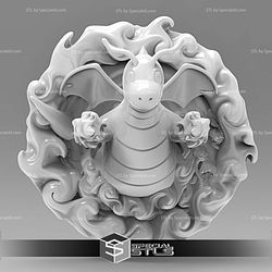 Pokemon Magnet Wall Decord Dragonite STL