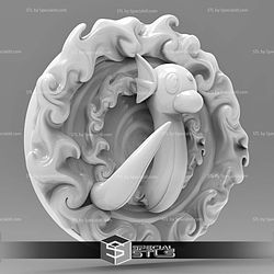 Pokemon Magnet Wall Decord Dratini STL