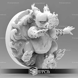 Pokemon Magnet Wall Decord Magmar STL