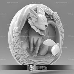 Pokemon Magnet Wall Decord Vaporeon STL