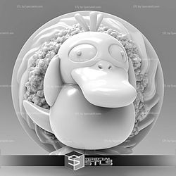 Pokemon Magnet Wall Decord Psyduck STL