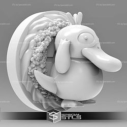 Pokemon Magnet Wall Decord Psyduck STL