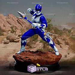 Power Rangers Blue Mighty Morphin V2 3D Printer Files
