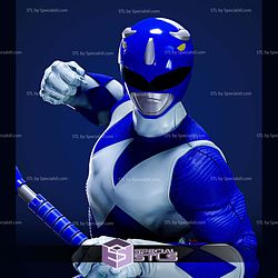 Power Rangers Blue Mighty Morphin V2 3D Printer Files