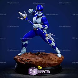 Power Rangers Blue Mighty Morphin V2 3D Printer Files
