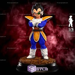 Prince Vegeta Saiyan 1-6 Look Pose 3D Printer Files