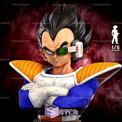 Prince Vegeta Saiyan 1-6 Look Pose 3D Printer Files