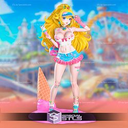 Princess Peach Ice Cream 3D Printer Files