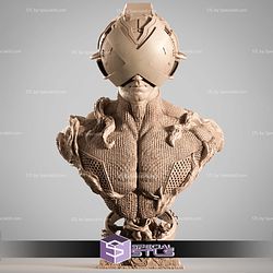 Professor X Helmet Portrait Bust 3D Printer Files