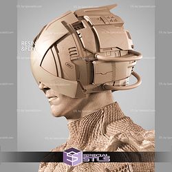 Professor X Helmet Portrait Bust 3D Printer Files