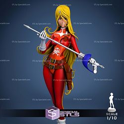 Queen Emeraldas Captain Harlock 3D Printer Files
