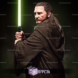 Qui Gon Jinn and Lightsaber 3D Printer Files