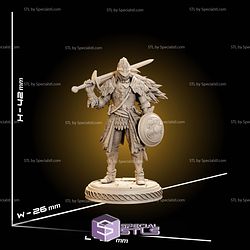 Raging Wolf 32mm 3D Printer Files