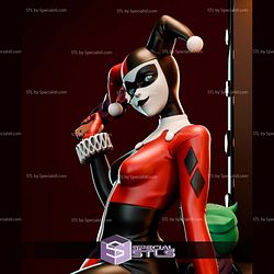 Reflection Harley Quinn Animated 3D Printer Files