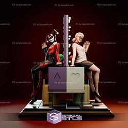 Reflection Harley Quinn Animated 3D Printer Files