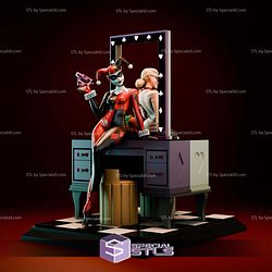 Reflection Harley Quinn Animated 3D Printer Files