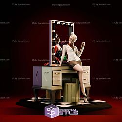 Reflection Harley Quinn Animated 3D Printer Files