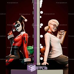 Reflection Harley Quinn Animated 3D Printer Files