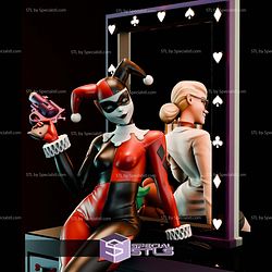 Reflection Harley Quinn Animated 3D Printer Files