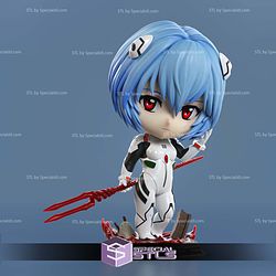 Rei Ayanami Evangelion Chibi 3D Printer Files