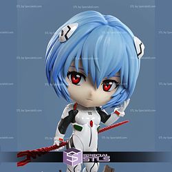 Rei Ayanami Evangelion Chibi 3D Printer Files