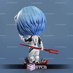 Rei Ayanami Evangelion Chibi 3D Printer Files