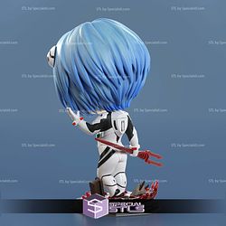 Rei Ayanami Evangelion Chibi 3D Printer Files