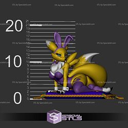 Renamon Bunny Suit 3D Printer Files