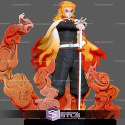 Rengoku Red Flame Basic 3D Printer Files