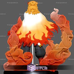 Rengoku Red Flame Basic 3D Printer Files